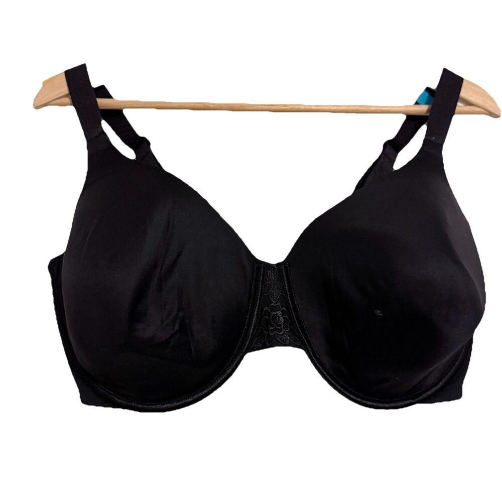Vanity Fair Women's Beauty Back Smoothing Minimizer Bra 40DDD BLACK